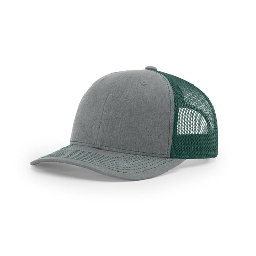 Heather Grey / Dark Green hat