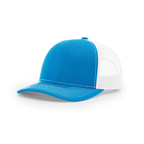 Cyan / White hat