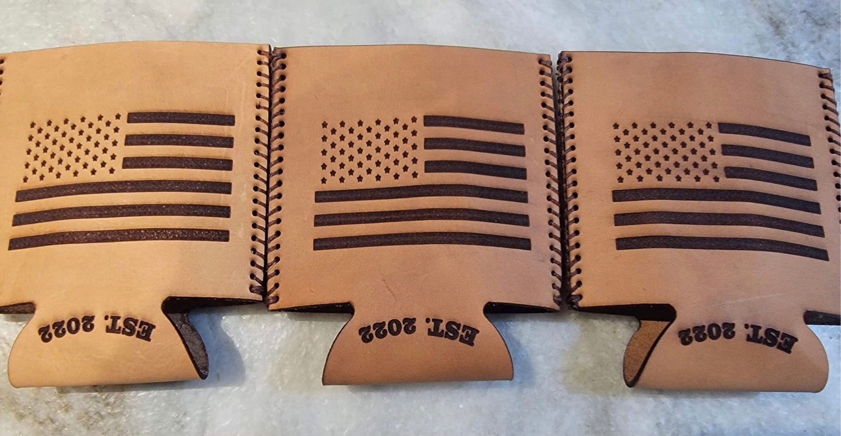 Leather Koozies (click for options and prices) – Luckenbach Texas